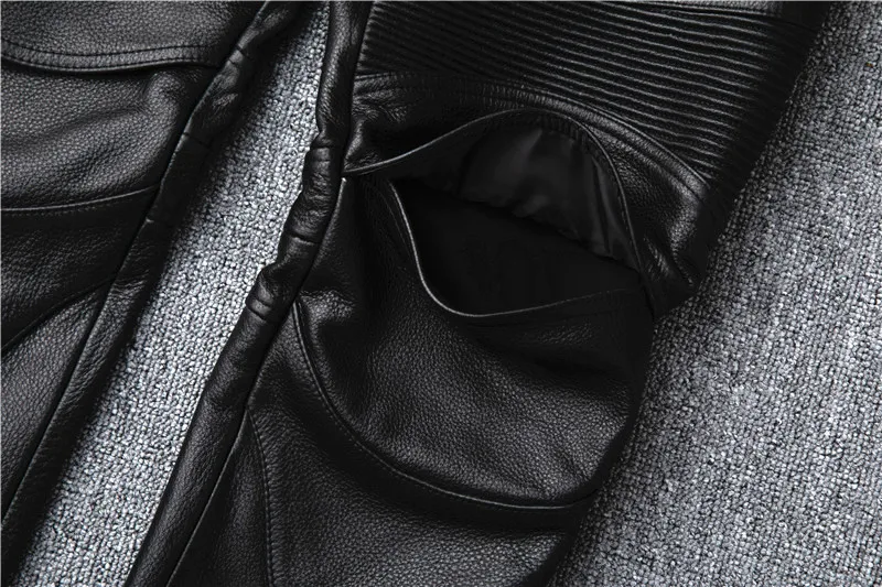 Men's Motorcycle Riding  genuine Leather Motorcycle Pants 15