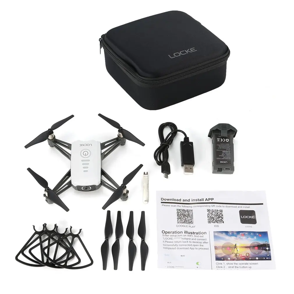 

H2 2K WIFI FPV RC Drone Optical Flow Positioning Smart Follow RTF Quadcopter RC Remote Control Helicopter Toy