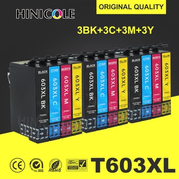Hinicole 603XL Compatible t603xl cartucho de tinta para Epson Expression Home XP-3100 XP-4100 XP-2100 XP-2105 XP-3105 XP-4105 impresora