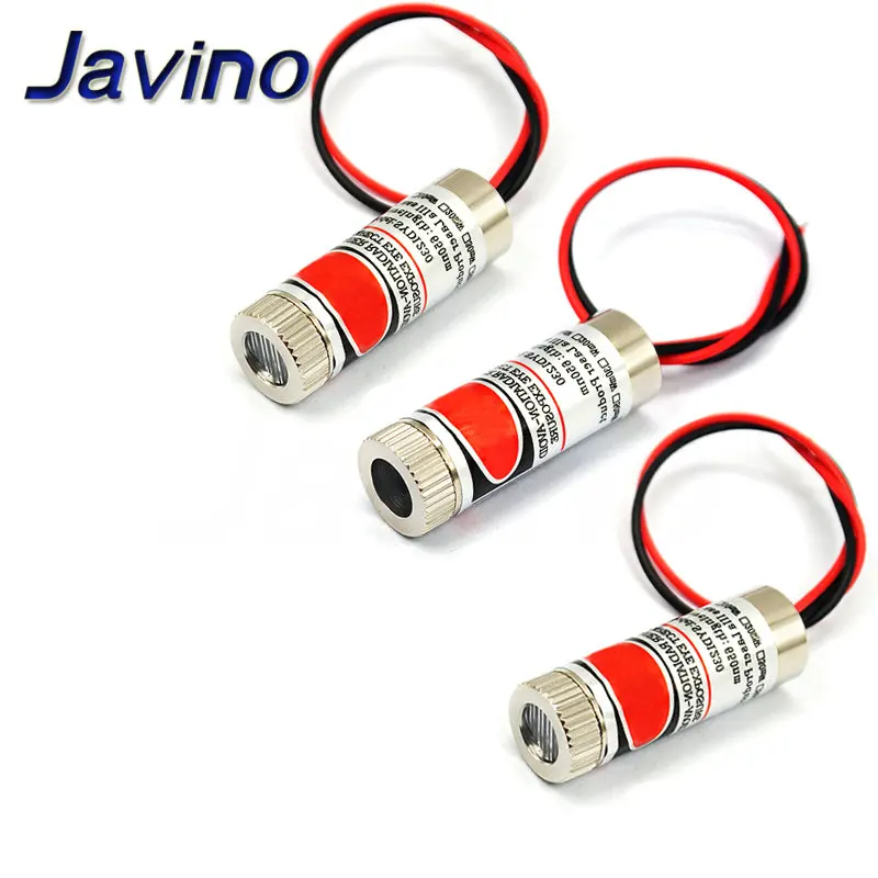 650nm 5mW Red Point / Line / Cross Laser Module Head Glass Lens Focusable Focus Adjustable Laser Diode Head Industrial Class