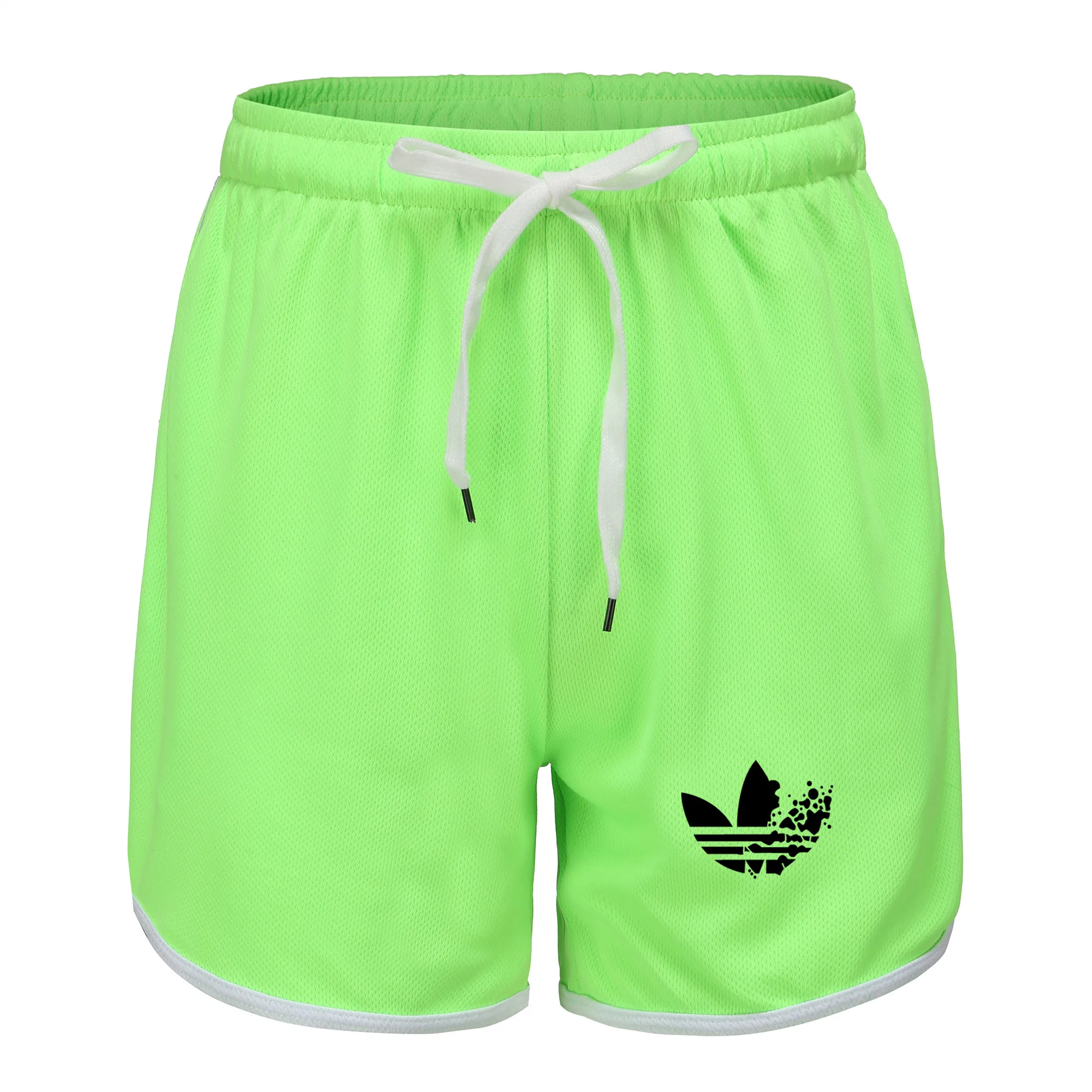 

New Men Fitness Bodybuilding Shorts Man Summer Gyms Workout Male Breathable Mesh Quick Dry Sportswear Jogger Beach Short Pants