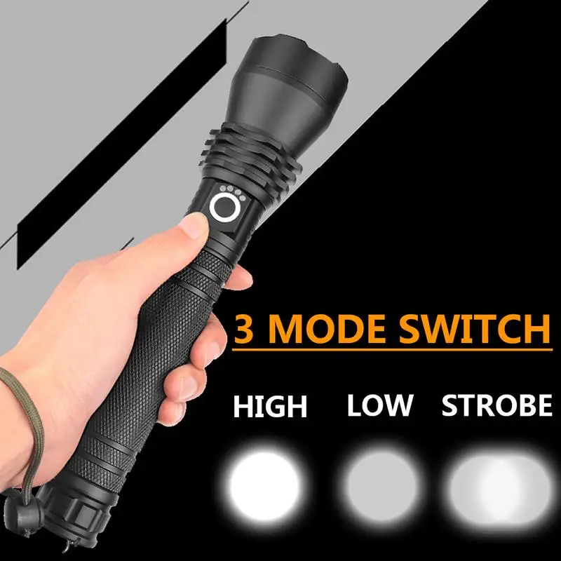 Litwod Z90 1285 XLamp XHP70.2 50000lm Мощный тактический светодиодный фонарик Фонарь 18650 26650 фонарь на батарее кемпинг
