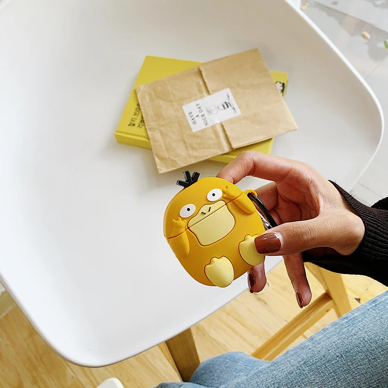 Coda duck& cappie чехол с мультяшным рисунком Airpods Bluetooth жесткий кейс для наушников зарядная коробка для Airpods аксессуары