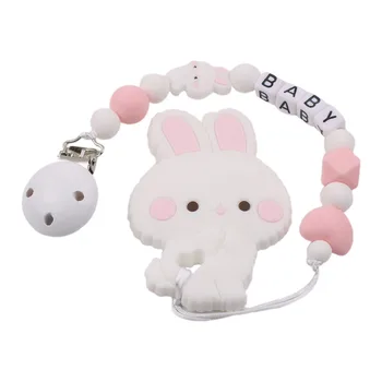 

Silicone Teether Durable Soothing Teething Toy Safe Molar Tool Soft Teething Gel Stick for Baby Infant Newborn (Pink)