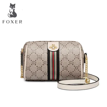 

FOXER Women shoulder crossbody bags for women luxury women bags designer bags famous brand women bags PVC material female hanbag