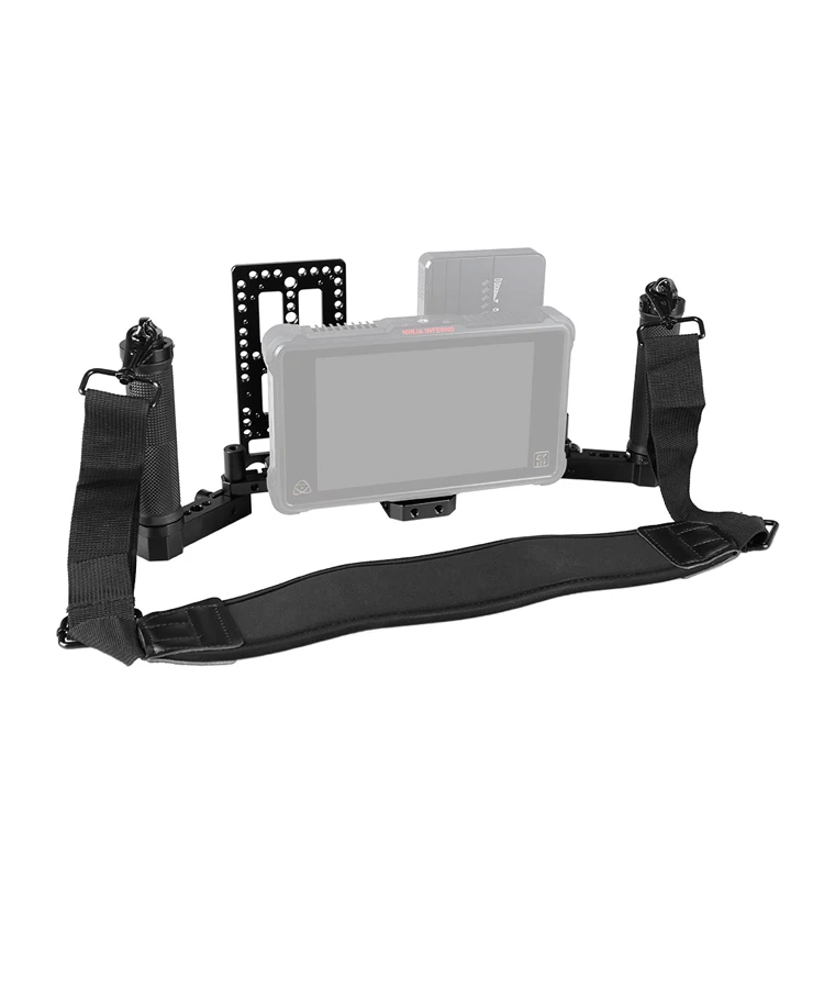 dupla borracha handgrip pescoço alça de ombro