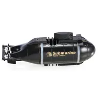 Mini Wireless Remote Control submarine remote Control Boat Waterproof One-click Diving LED Light RC Submarine RC Boat kids toys 2