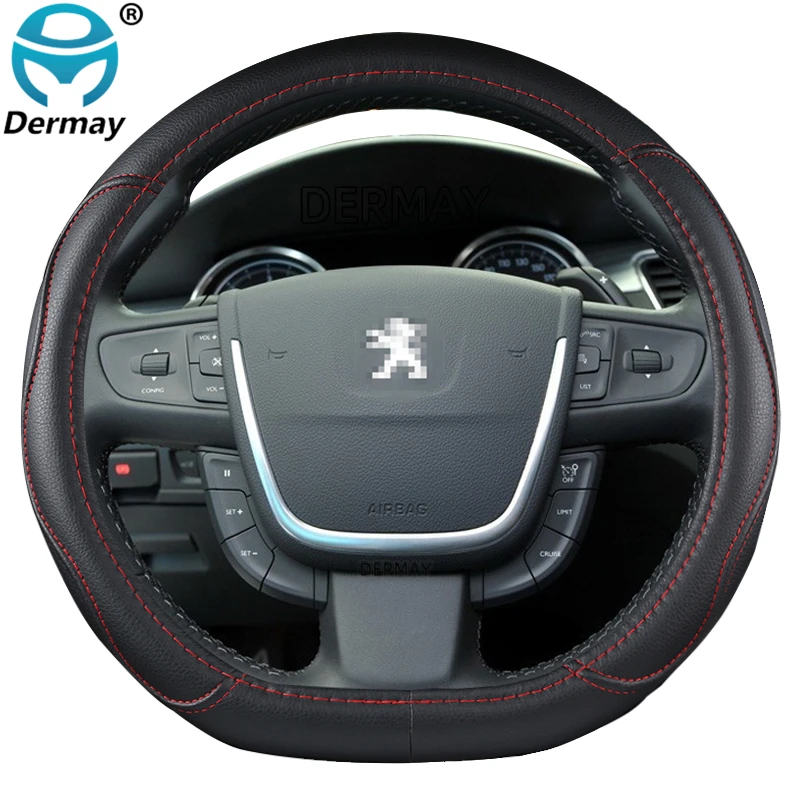 Per Peugeot 508 ~ 2010 Auto Volante Copertura In Pelle Accessori Auto Interni Spedizione Veloce