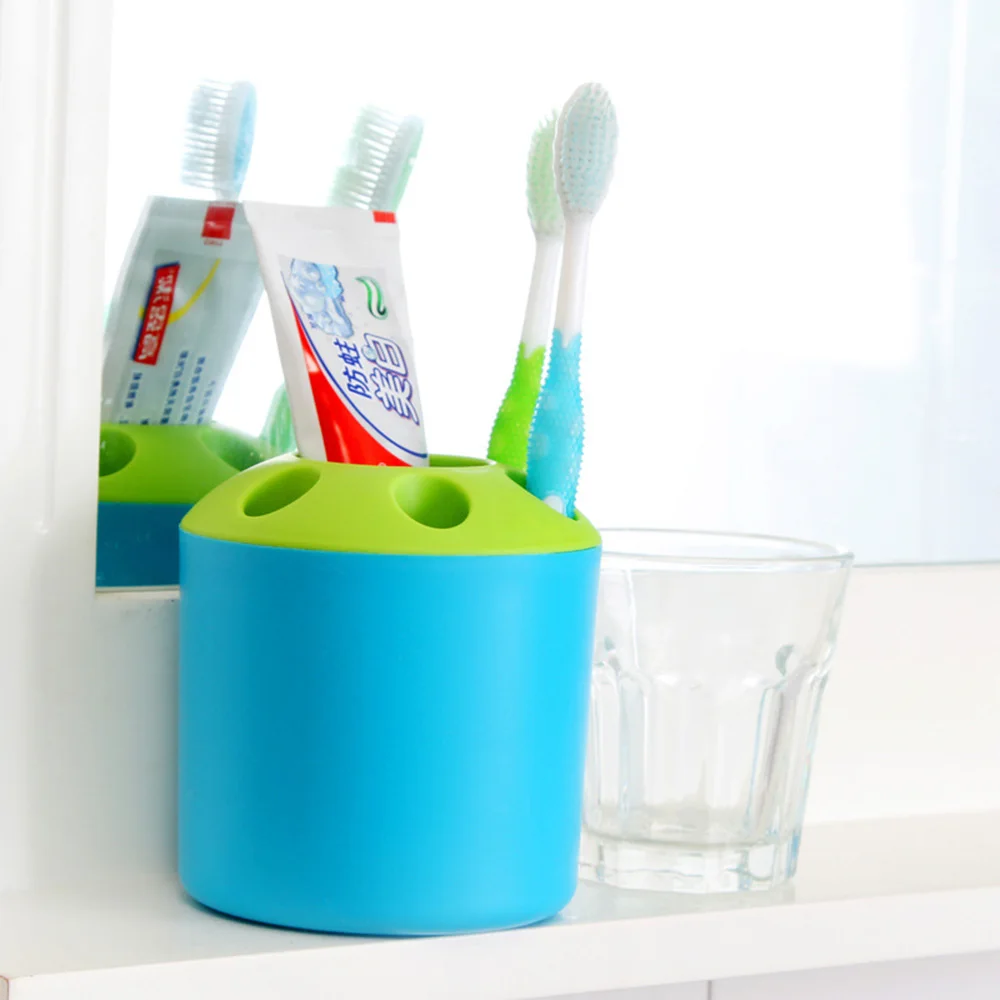 Пористая пара креативный держатель для зубной пасты и для зубной щетки для полоскания рта многофункциональный настольный держатель для ручек стеллаж семейные инструменты для ванной комнаты