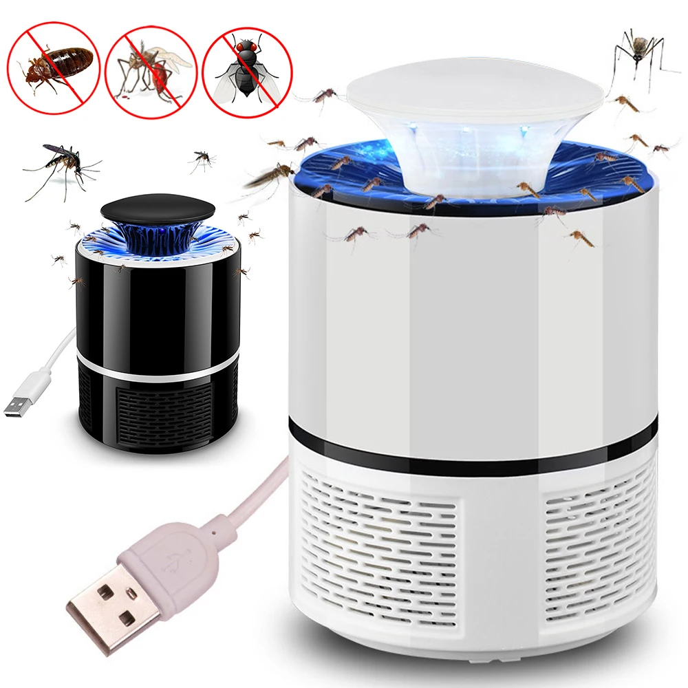 

Electric Mosquito Killer Lamp USB Mosquito Killer Photocatalysis Mute Home LED Bug Zapper Insect Trap Radiationless