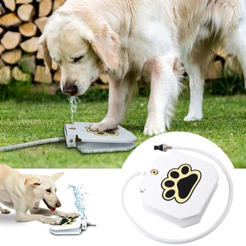 

Outdoor Dog Drinking Water Fountain Step On Upgraded 2020 Easy Drinking Pet Dispenser Fresh Water Sturdy