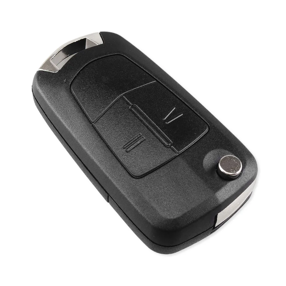 KEYYOU 2 кнопки раскладной дистанционный Складной автомобильный брелок чехол для Opel