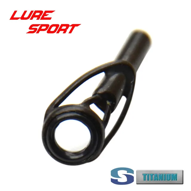 Enhance your fishing experience with the Titanium Frame Top Guide Gold SIC Ring.