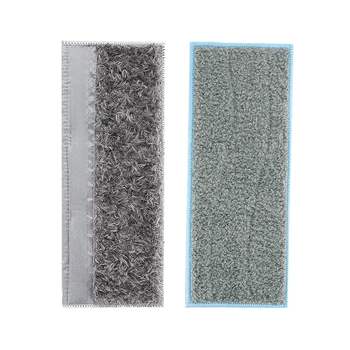 

2Pcs Wet Pads & Dry Pads Washable and Reusable Mopping Pads for IRobot Braava Jet M6 (6110) Robot Mop
