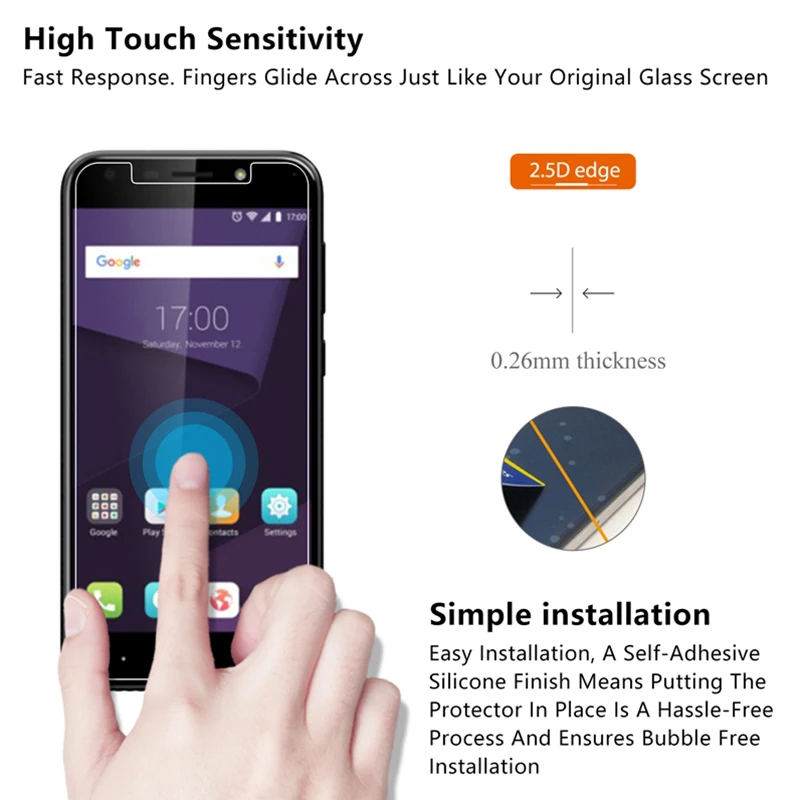 2 шт. Защитное стекло для zte V9 V10 Vita X3 X5 пленка жесткое прозрачное закаленное стекло для zte Blade V6 V7 V8 Lite Mini