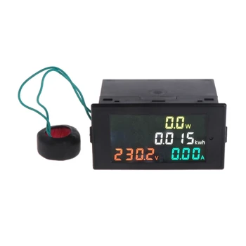 

AC 80-300V Voltmeter Ammeter Power Energy Meter Volt Amp Power Kwh Meter 100A CT