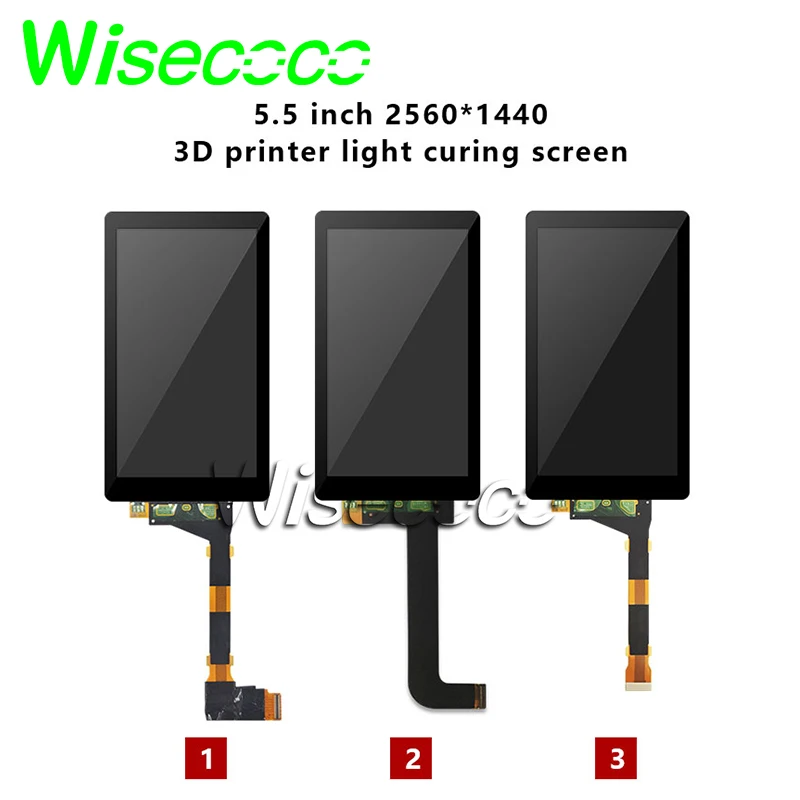 para Elegoo Mars Photon 3d Impressora Lcd Sharp04 Ls055r1sx04 com Protetor de Vidro Mipi para Sharp03 2k 5.5 Polegada Sx04 Painel de Resina Lcd - Imagem 2