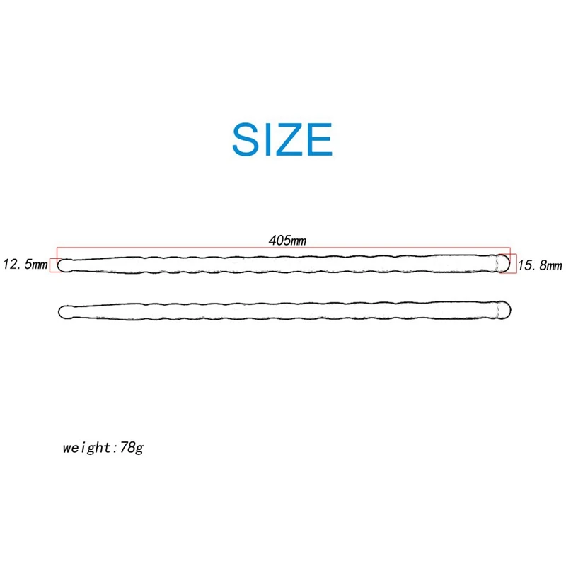 1 пара гофрированные бамбуковые барабанные палочки 5A барабанные палочки прочные практичные палочки ударные аксессуары
