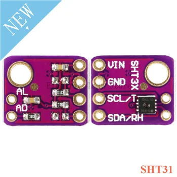 

SHT31 Temperature and Humidity Sensor Module SHT31-D Digital I2C IIC Interface Sensors Breakout Weather 2.4V-5.5V For Arduino