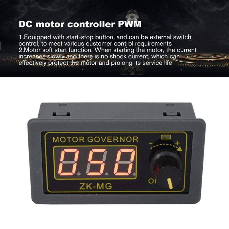 DC 5-30V 12V 24V 5A контроллер двигателя постоянного тока PWM коэффициент работы частота Макс 15A ZK-MG