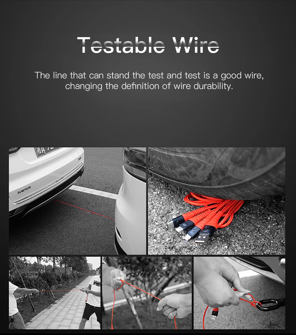 3 in 1 USB Cable for iPhone Xs max Xr X 8 7 6 plus 6s 3A Fast Charging Cable Cord (6)