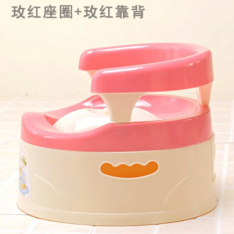 

Backrest Portable Kids Toilet Stool Chamber Pot Potty Chair Urination And Defecation Men And Treasure Male Baby GIRL'S Convenien