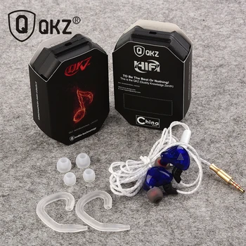 

QKZ CK5 Wired Earphone Stereo Race Sports In-ear Heavy Bass Headset Transparent Mobile Phone Music Earphones with Microphone Hot