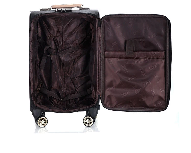 16''20'24 дюймов чемодан на колесах чемодан на колесиках для путешествий каюта чемодан сумка ручной клади 3 шт. pu кожаный комплект багажных сумок на колесиках