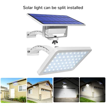 

800lm Solar Lamp With Solar LED Panel Outdoor Waterproof Wall Light Integrated and Split Solar Lights Courtyard Wall Lamp