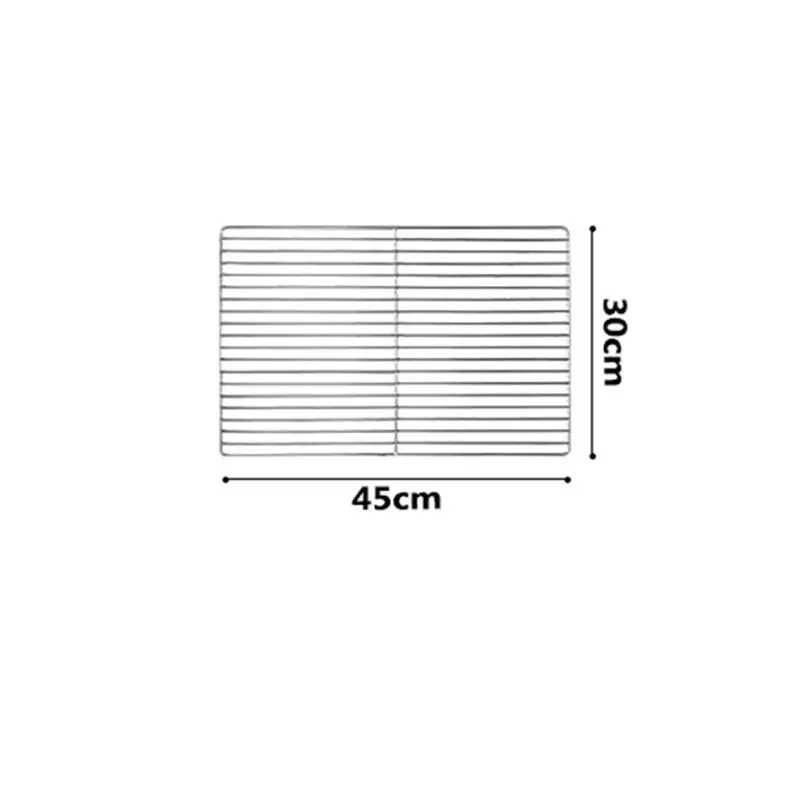 Bbq Grill Mesh Stainless Steel Grill Net BBQ Tool Accessories Stainless Steel ROD Replacement Cooking Grill Grid Grate Barbecue Stainless Steel BBQ Grill Mesh