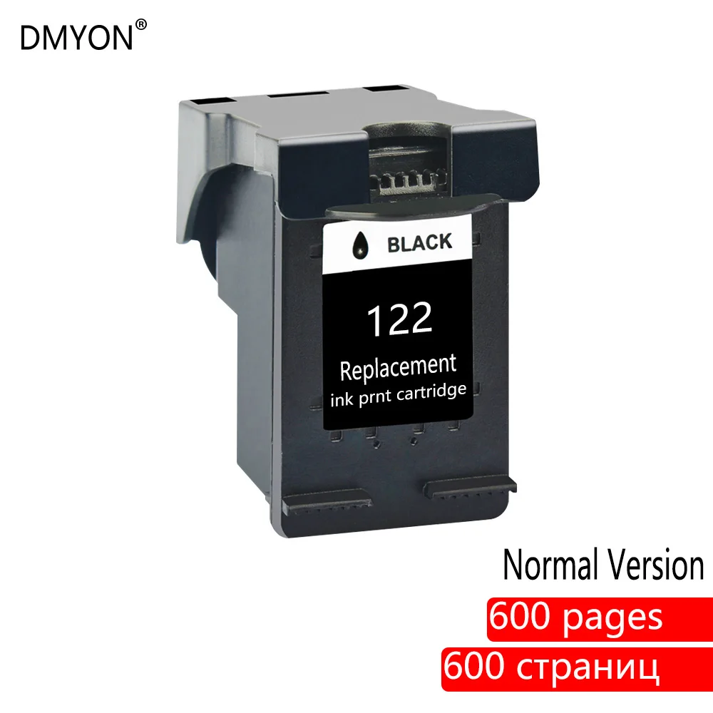 DMYON 122XL Refill Ink Cartridge Replacement for HP 122 Deskjet 1000 1050 2000 2050 2510 3000 3054 4500 4630 4632 5530 Printer - Цвет: 122 Black Normal
