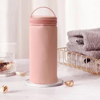 

Handheld Zipper Makeup Brushes Holder PU Leather Cosmetic Tool Storage Organizer Wash Toothbrush Pouch Organizer Bag