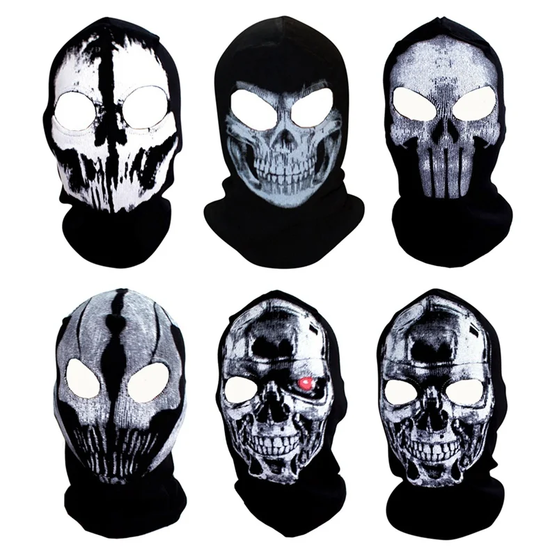 Halloween Mask Horror Skull Grim Balaclava Motorcycle Full Face Mask Hats Helmet Airsoft Paintball Snowboard Ski Shield