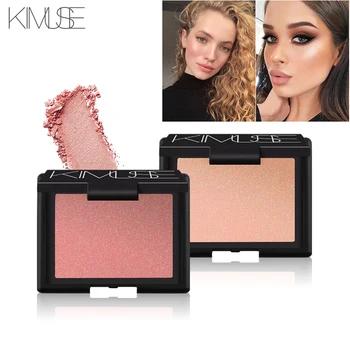 

KIMUSE face makeup blusher powder single color orange red rose pigment long lasting waterproof contour matte blusher KS705