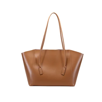 

Women's Handbag Large Trapezoid Shoulder Bag Shopping Synthetic Leather All-fit Brown Tote Composite Large Classic Work Purse