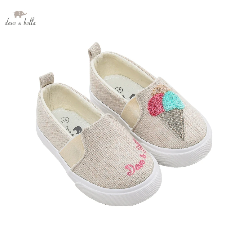 

DB16538 Dave Bella spring baby girls fashion cartoon shoes cute new born girl shoes