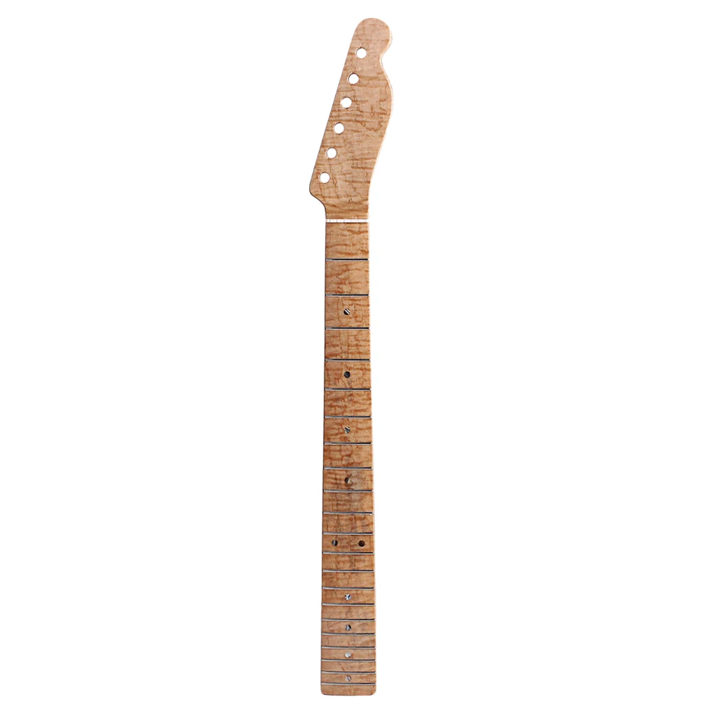 

Electric Guitar Neck 21 Fret Maple Wood Guitar Replacement Fretboard Neck Headstock Guitar Parts