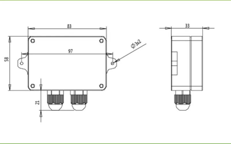 RW-ST01A усилитель тензодатчика 4-20Ma передатчик усилитель 0-5V 0-10V Напряжение Давление усилитель для измерительного прибора