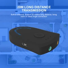 Bluetooth приемник беспроводной аудио передатчик разветвитель многоточечный музыкальный адаптер 3,5 мм потоковая технология с низкой задержкой