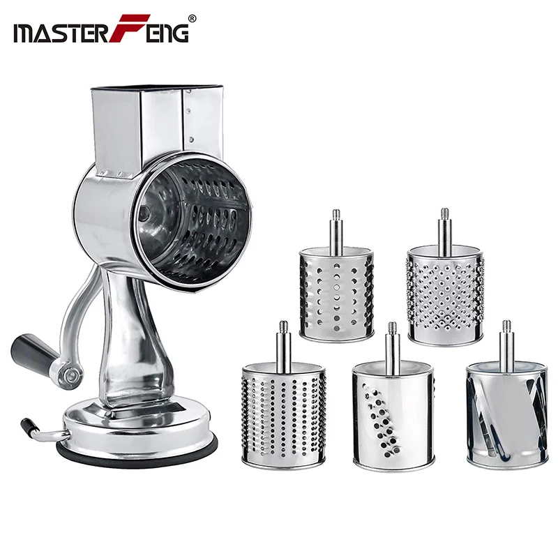 GEFU Rotary Cheese Grater With Fine & Coarse Drums on Food52