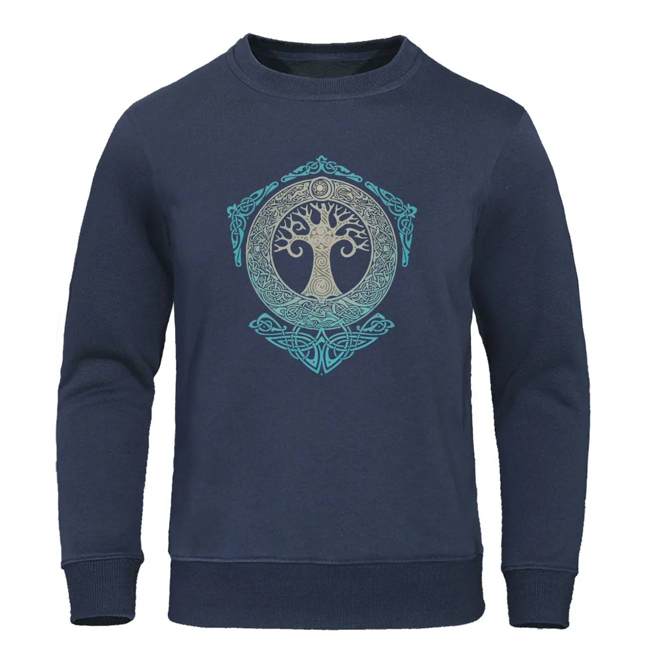 Yggdrasil пуловер World Tree Мужская теплая уличная одежда зима осень флисовые толстовки Odin Aesir Скандинавская мифологическая мужская Толстовка