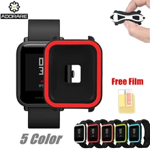 Защитные чехлы для Xiaomi Amazfit Bip Youth Watch, мягкая силиконовая оболочка для Amazfit Bit, защитная рамка для здоровья, цветная защита