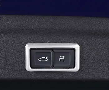 

Car Styling Trunk Switch Button Decorative Frame Cover Trim Stainless Steel For Audi Q3 2019 Interior Accessories