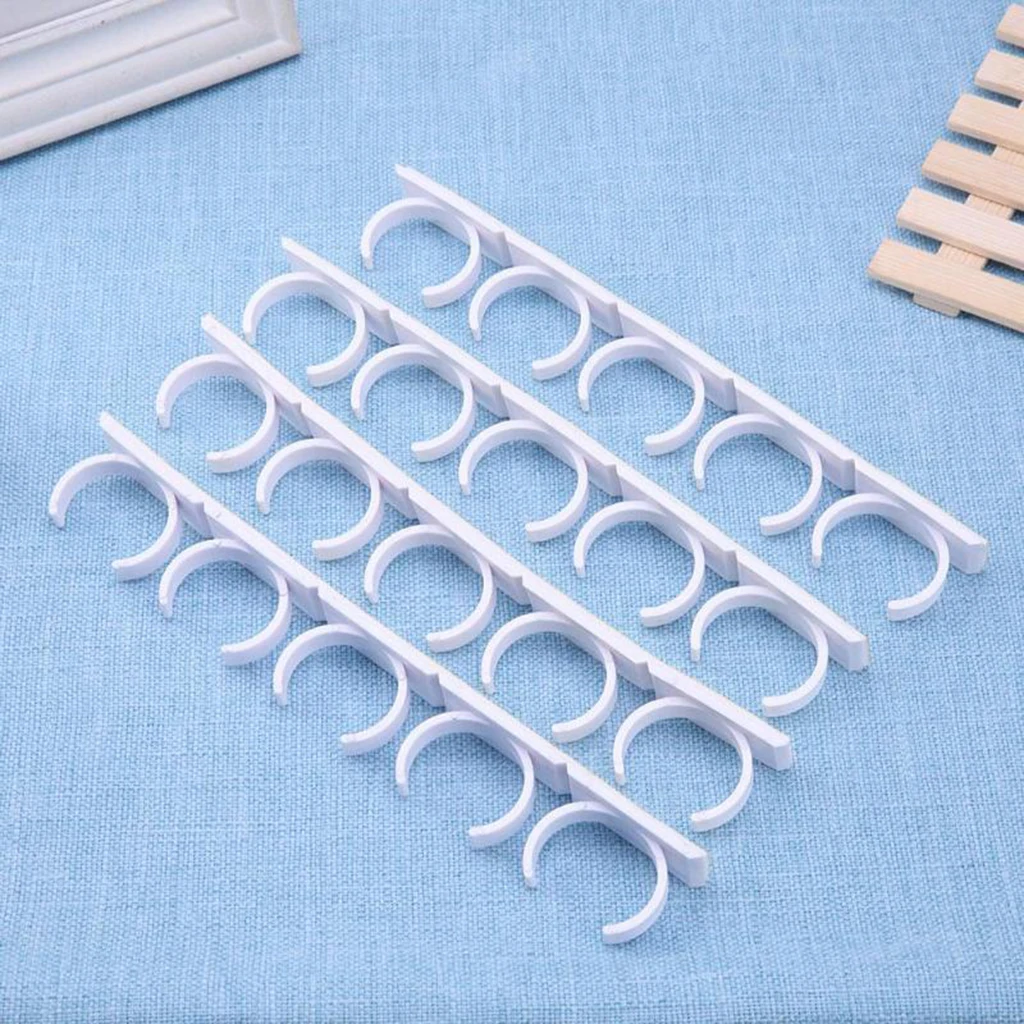 Spice Gripper Holder Clip Strips Jar Rack Holder Wall Door Cabinet Mounted for 20 Jars, Practical Kitchen Gadget