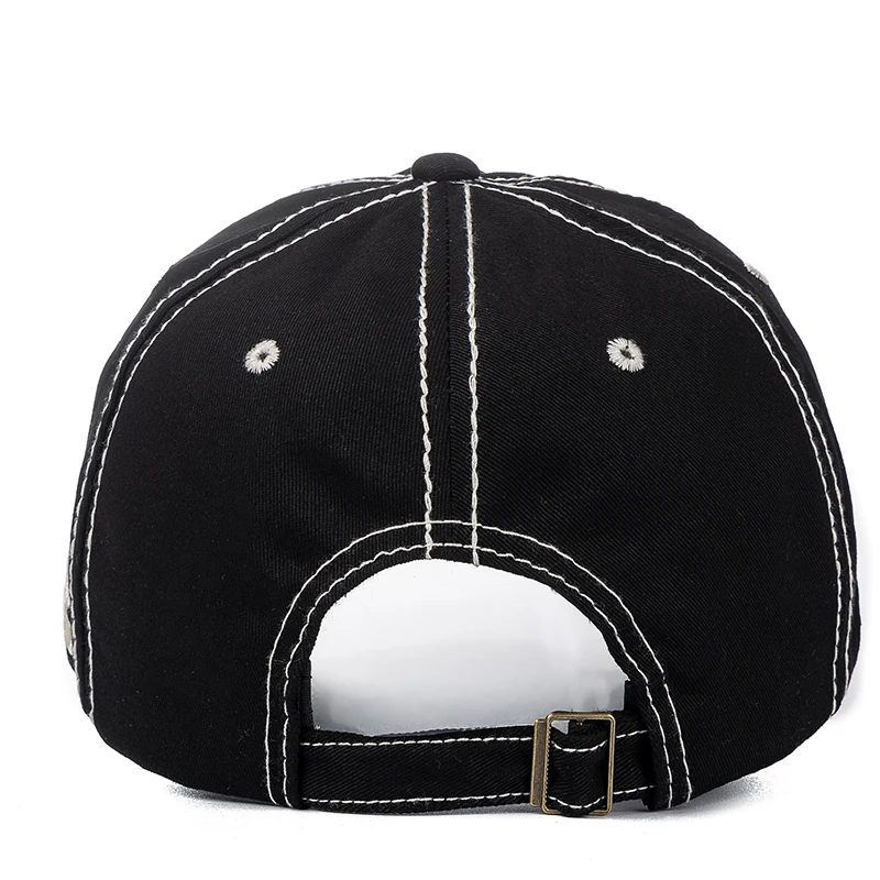 New Unisex Cap Letter Embroidery Cotton Baseball Cap Casual Outdoor Adjustable Cap For Women Men Fashion Street Hat