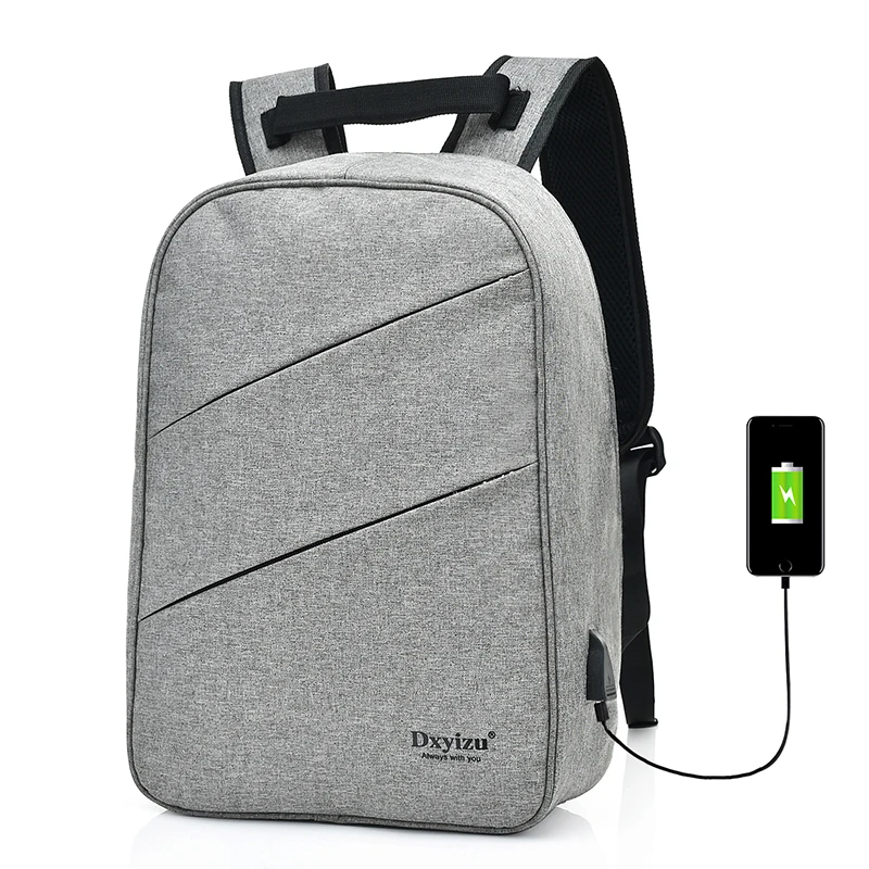 

Fashion USB Charge Anti Theft Backpack Men 15inch Laptop Backpacks Fashion Travel School Bags Bagpack Sac A Dos Mochila Rugzaki