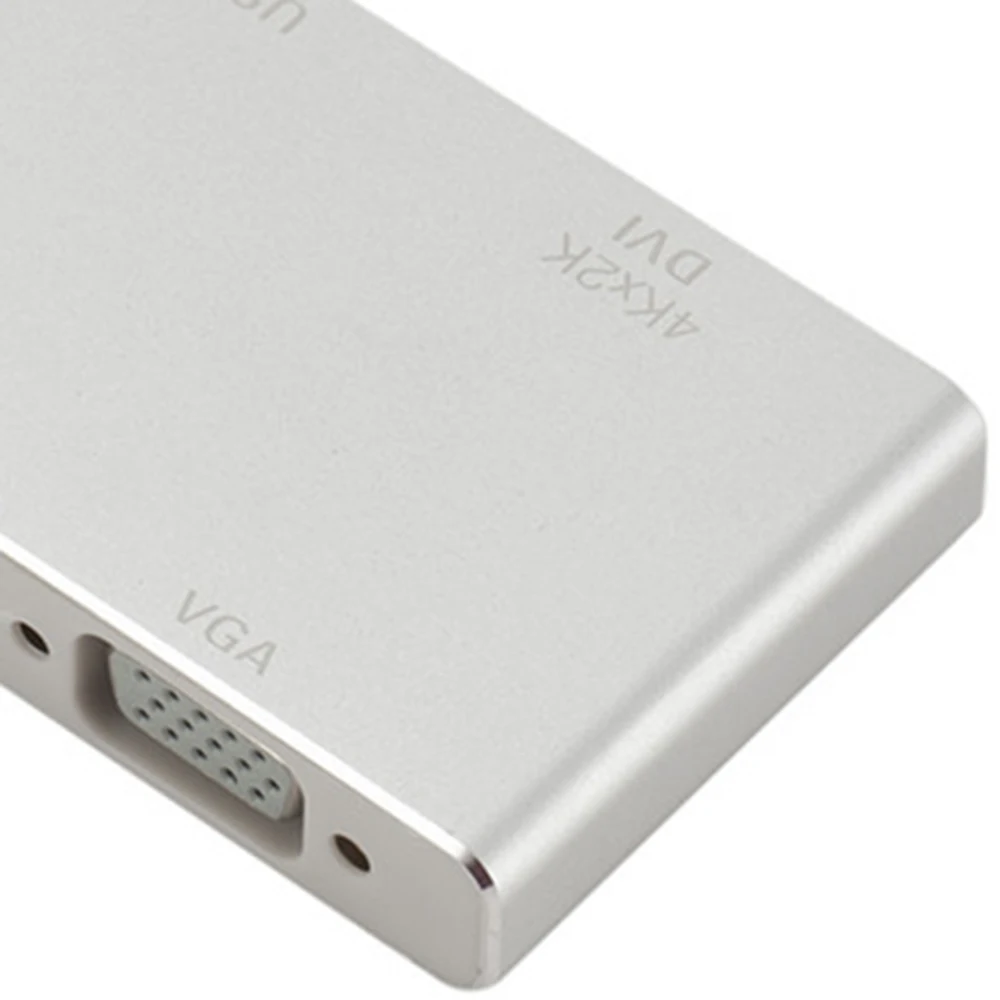 Новейший 4 в 1 USB 3,1 type-C USB-C HDMI VGA DVI USB 3,0 кабель-адаптер для Macbook