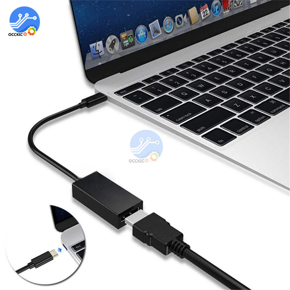 Usb type C к HDMI адаптер Мужской к гнезду соединитель конвертер SB-C к HDMI 2,0 для MacBook для huawei Matebook