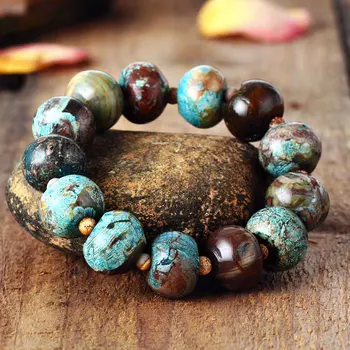 Beaded Bracelet Natural Stone Women Stretchy Bracelets Yoga Mala Elastic Bracelets Jewelry