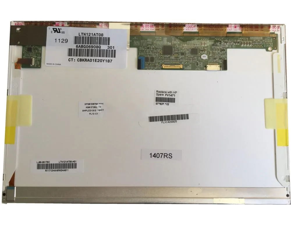 LTN121AT08 301 подходит для B121EW09 V.4 LP121WX3 TPB1 TPA1 светодиодный дисплей 1280x800 30-контактный EDP |